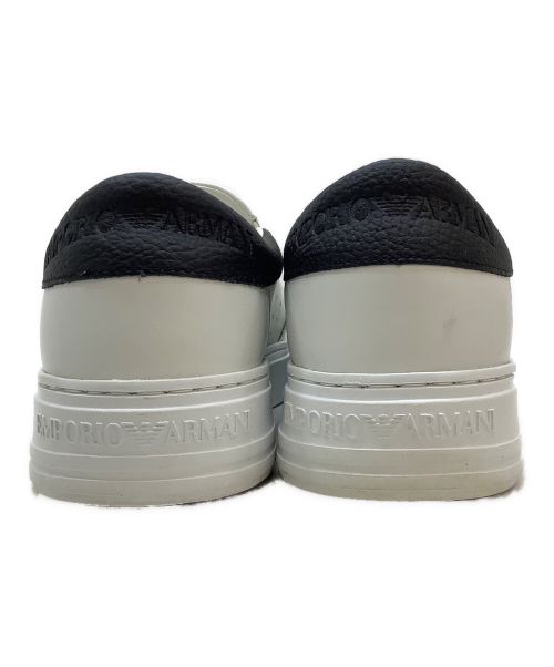 EMPORIO ARMANI（エンポリオアルマーニ）EMPORIO ARMANI (エンポリオアルマーニ) スリッポン ホワイト サイズ:25の古着・服飾アイテム