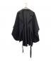 Audrey and John Wad（オードリーアンドジョンワッド）の古着「ポンチョコート」｜ブラック