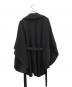 Audrey and John Wad (オードリーアンドジョンワッド) ポンチョコート ブラック サイズ:Free：5000円