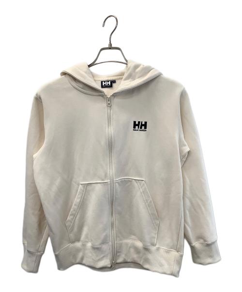HELLY HANSEN（ヘリーハンセン）HELLY HANSEN (ヘリーハンセン) HHロゴフルジップスウェットフーディー ベージュ サイズ:Sの古着・服飾アイテム