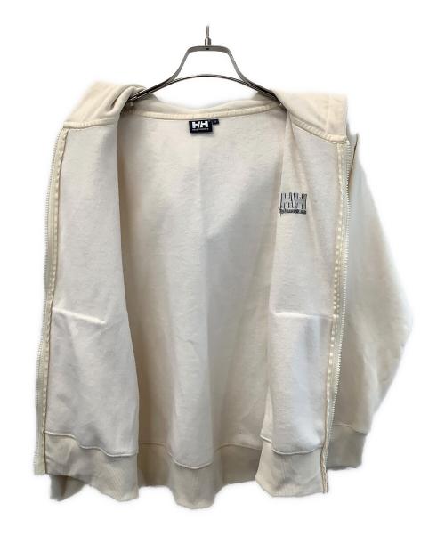 HELLY HANSEN（ヘリーハンセン）HELLY HANSEN (ヘリーハンセン) HHロゴフルジップスウェットフーディー ベージュ サイズ:Sの古着・服飾アイテム