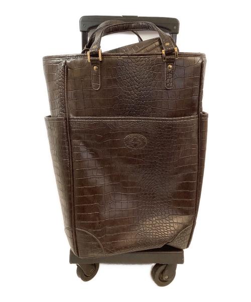 SWANY（スワニー）SWANY (スワニー) キャリーバッグ ブラウンの古着・服飾アイテム