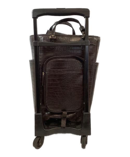 SWANY（スワニー）SWANY (スワニー) キャリーバッグ ブラウンの古着・服飾アイテム