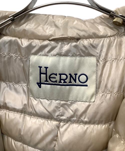 HERNO（ヘルノ）HERNO (ヘルノ) ダウンコート ベージュ サイズ:SIZE 40の古着・服飾アイテム