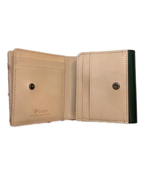 Evoon（エボーン）Evoon (エボーン) 2つ折り財布 グリーン 未使用品の古着・服飾アイテム