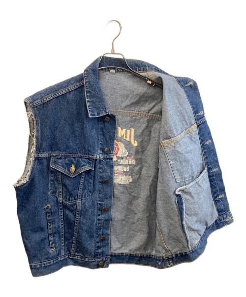 JIM BEAM（ジムビーム）JIM BEAM (ジムビーム) デニムジャケットベスト インディゴ サイズ:Fの古着・服飾アイテム