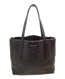 JIMMY CHOO（ジミーチュウ）の古着「レザートートバッグ」｜ブラック