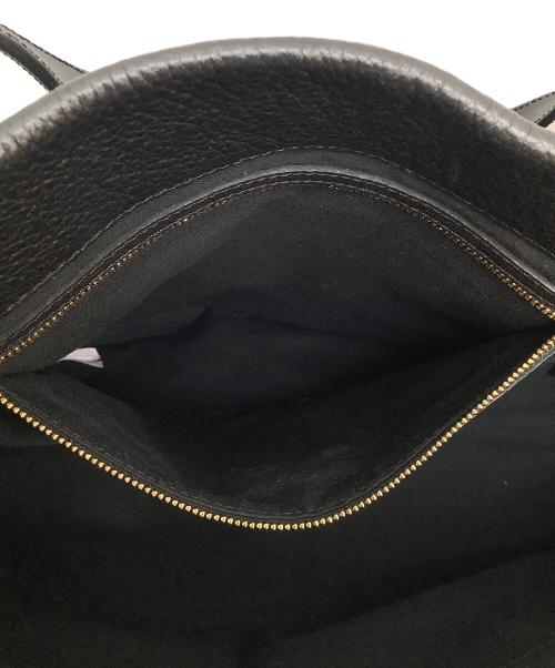 JIMMY CHOO（ジミーチュウ）JIMMY CHOO (ジミーチュウ) レザートートバッグ ブラックの古着・服飾アイテム