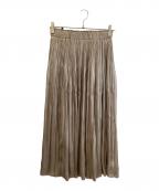 ANAYIアナイ）の古着「プリーツスカート」｜ベージュ
