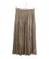ANAYI（アナイ）の古着「プリーツスカート」｜ベージュ