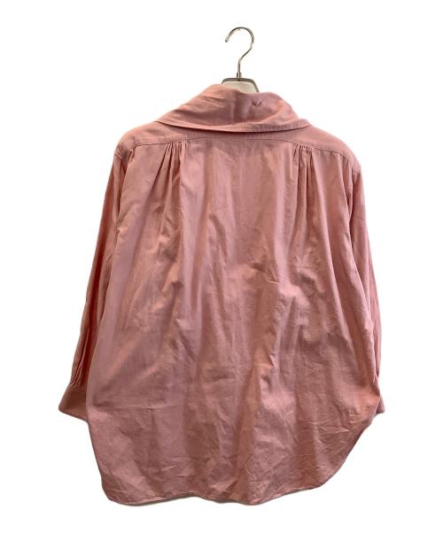 BEAMS BOY（ビームスボーイ）BEAMS BOY (ビームスボーイ) アスコットタイブラウス ピンク サイズ:Fの古着・服飾アイテム