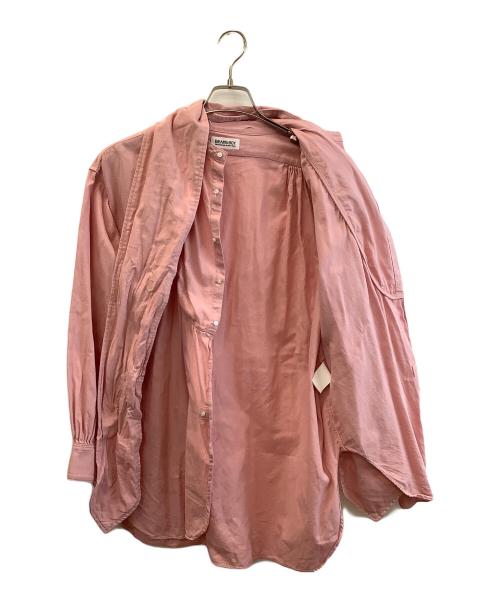 BEAMS BOY（ビームスボーイ）BEAMS BOY (ビームスボーイ) アスコットタイブラウス ピンク サイズ:Fの古着・服飾アイテム