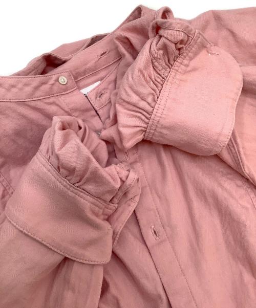 BEAMS BOY（ビームスボーイ）BEAMS BOY (ビームスボーイ) アスコットタイブラウス ピンク サイズ:Fの古着・服飾アイテム