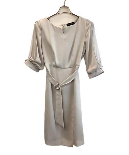 JUSGLITTY（ジャスグリッティー）JUSGLITTY (ジャスグリッティー) ウォッシャブルワンピース アイボリー サイズ:2の古着・服飾アイテム