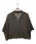 BALLSEY (ボールジィ) シースルークロシェ オープンカラーニット オリーブ サイズ:S：3980円