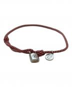 LOUIS VUITTONルイ ヴィトン）の古着「ブラスレ シルバー・ロックイット ソフィー・ターナー ブレスレット」｜レッド×シルバー