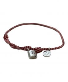 LOUIS VUITTON（ルイ ヴィトン）の古着「ブラスレ シルバー・ロックイット ソフィー・ターナー ブレスレット」｜レッド×シルバー