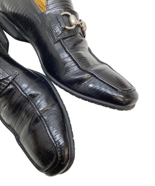 EPOCA UOMO（エポカ ウォモ）EPOCA UOMO (エポカ ウォモ) モカシンデッキシューズ ブラック サイズ:40の古着・服飾アイテム