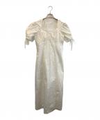 Snidelスナイデル）の古着「バリエパイピングコルセットワンピース」｜ホワイト