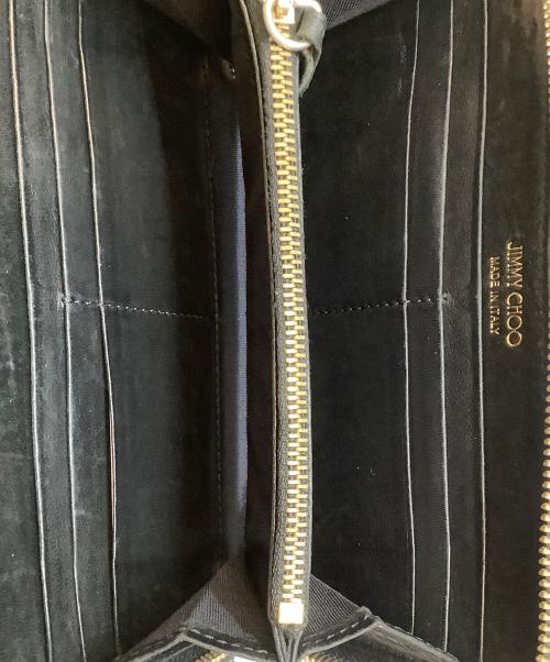JIMMY CHOO（ジミーチュウ）JIMMY CHOO (ジミーチュウ) 長財布 ブラックの古着・服飾アイテム
