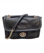 COACHコーチ）の古着「ショルダーバッグ」｜ブラック