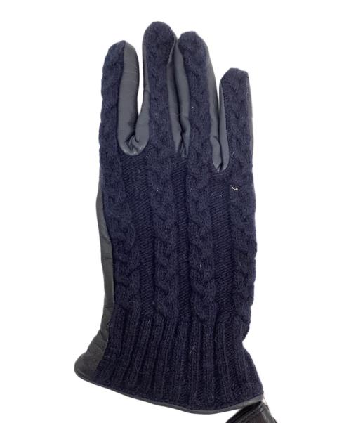 PAUL SMITH（ポールスミス）PAUL SMITH (ポールスミス) 手袋 ブラック×ネイビー 未使用品の古着・服飾アイテム