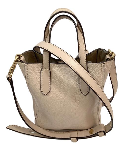 MICHAEL KORS（マイケル・コース）MICHAEL KORS (マイケルコース) SINCLAIR SHOPPER TOTE SM ベージュの古着・服飾アイテム