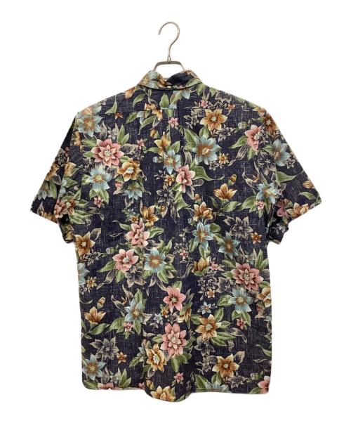 reyn spooner（レイン スプナー）reyn spooner (レイン スプナー) 半袖シャツ ネイビー×ベージュ サイズ:Sの古着・服飾アイテム