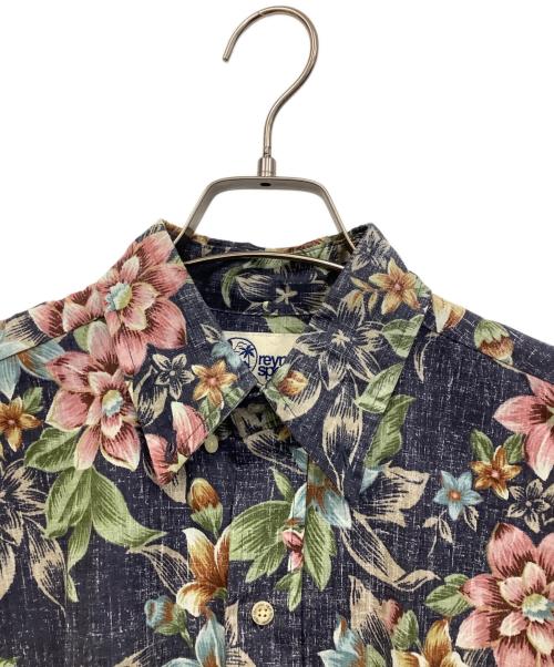 reyn spooner（レイン スプナー）reyn spooner (レイン スプナー) 半袖シャツ ネイビー×ベージュ サイズ:Sの古着・服飾アイテム