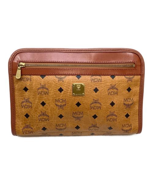 MCM（エムシーエム）MCM (エムシーエム) セカンドバッグ ブラウンの古着・服飾アイテム