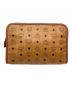 MCM (エムシーエム) セカンドバッグ ブラウン：8000円