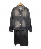 ASTRONOMYアストロノミー）の古着「セットアップ」｜ブラック