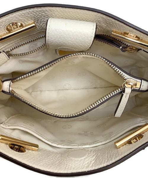 TORY BURCH（トリーバーチ）TORY BURCH (トリーバーチ) ハンドバッグ アイボリーの古着・服飾アイテム