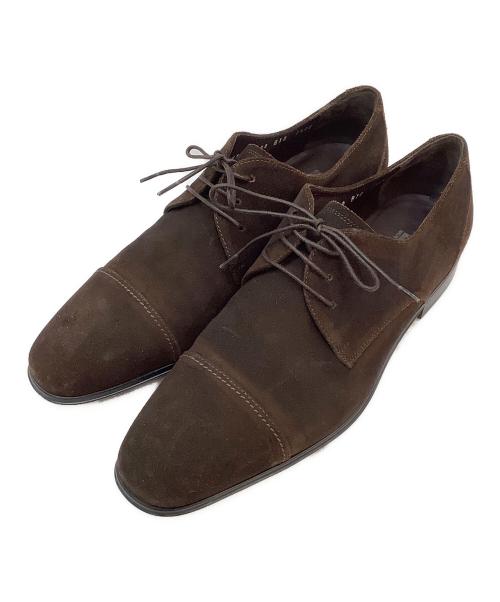 Salvatore Ferragamo（サルヴァトーレ フェラガモ）Salvatore Ferragamo (サルヴァトーレ フェラガモ) レザーシューズ ブラウン サイズ:7 1/2の古着・服飾アイテム