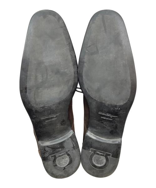 Salvatore Ferragamo（サルヴァトーレ フェラガモ）Salvatore Ferragamo (サルヴァトーレ フェラガモ) レザーシューズ ブラウン サイズ:7 1/2の古着・服飾アイテム