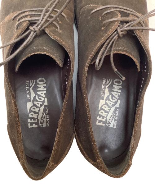 Salvatore Ferragamo（サルヴァトーレ フェラガモ）Salvatore Ferragamo (サルヴァトーレ フェラガモ) レザーシューズ ブラウン サイズ:7 1/2の古着・服飾アイテム