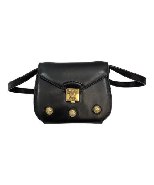Salvatore Ferragamo（サルヴァトーレ フェラガモ）Salvatore Ferragamo (サルヴァトーレ フェラガモ) ミニショルダーバッグ ブラックの古着・服飾アイテム