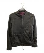 BOYCOTTボイコット）の古着「ラムレザージャケット」｜ブラック