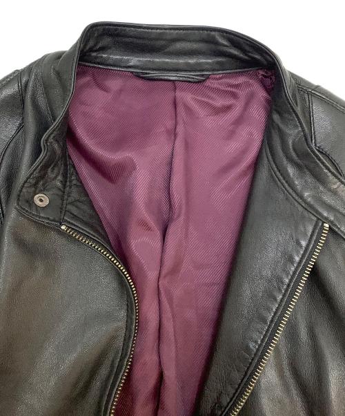 BOYCOTT（ボイコット）BOYCOTT (ボイコット) ラムレザージャケット ブラック サイズ:3の古着・服飾アイテム