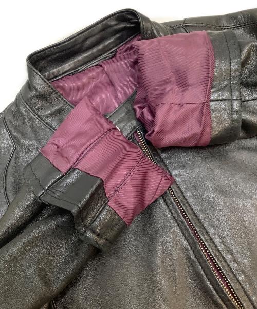 BOYCOTT（ボイコット）BOYCOTT (ボイコット) ラムレザージャケット ブラック サイズ:3の古着・服飾アイテム