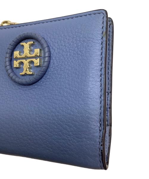 TORY BURCH（トリーバーチ）TORY BURCH (トリーバーチ) 2つ折り財布 ブルーの古着・服飾アイテム