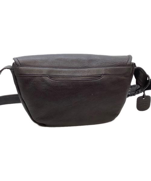 genten（ゲンテン）genten (ゲンテン) ゴートベーシック フラップショルダーバッグ ブラウンの古着・服飾アイテム