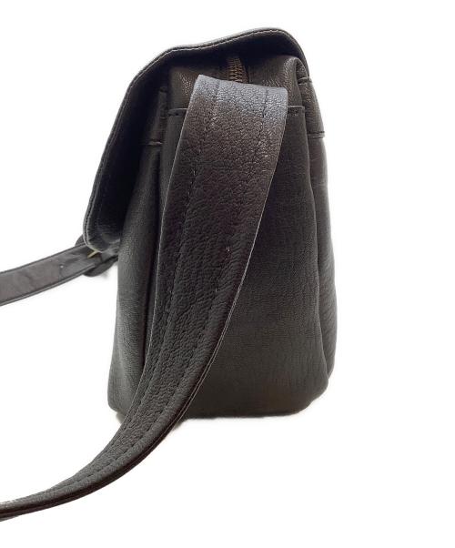 genten（ゲンテン）genten (ゲンテン) ゴートベーシック フラップショルダーバッグ ブラウンの古着・服飾アイテム