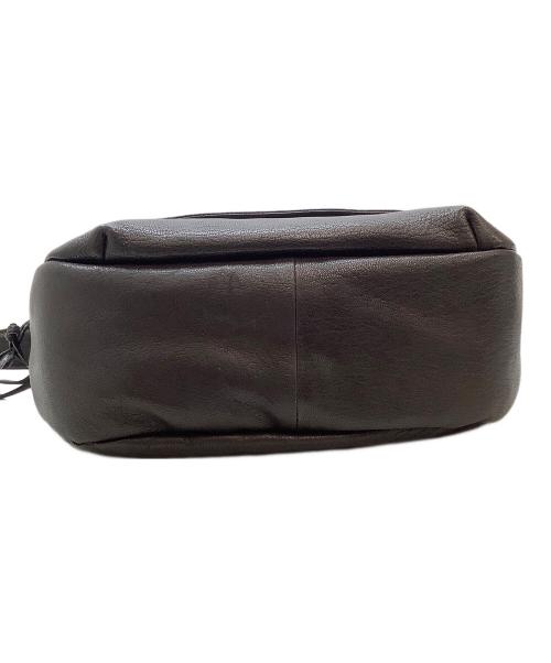 genten（ゲンテン）genten (ゲンテン) ゴートベーシック フラップショルダーバッグ ブラウンの古着・服飾アイテム