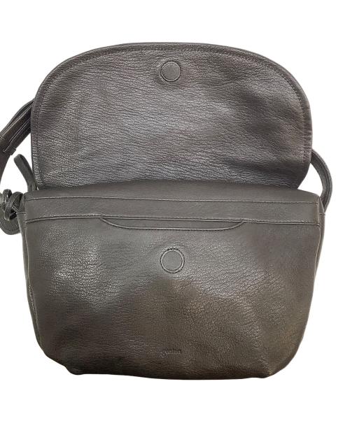 genten（ゲンテン）genten (ゲンテン) ゴートベーシック フラップショルダーバッグ ブラウンの古着・服飾アイテム