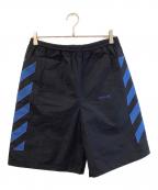 OFFWHITEオフホワイト）の古着「ハーフパンツ」｜ブラック