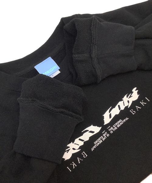 MEQRI（メクリ）MEQRI (メクリ) スウェット ブラック サイズ:Lの古着・服飾アイテム