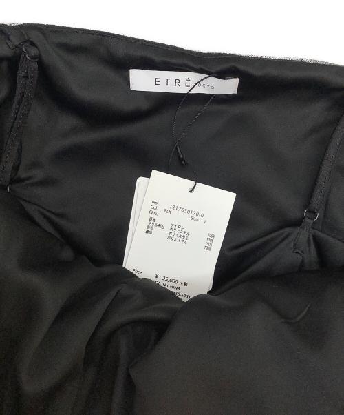 ETRE TOKYO（エトレトウキョウ）ETRE TOKYO (エトレトウキョウ) オールインワン ブラック サイズ:F 未使用品の古着・服飾アイテム