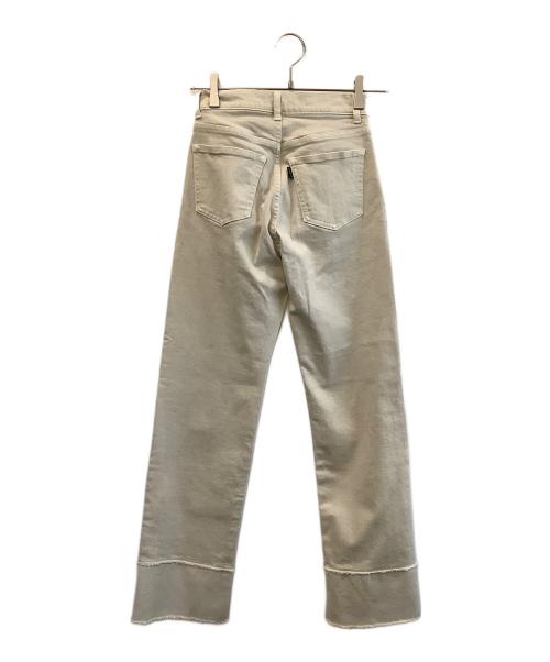 anuans（アニュアンス）anuans (アニュアンス) ロールアップデザインデニムパンツ ホワイト サイズ:1の古着・服飾アイテム