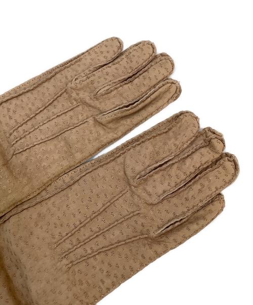 PRADA（プラダ）PRADA (プラダ) ロングレザーグローブ ベージュの古着・服飾アイテム